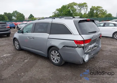 2016 Honda Odyssey Ex-L из США, поврежденный, VIN 5FNRL5H65GB036542